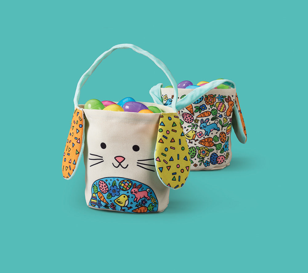 Colour Your Own Easter Bunny Basket