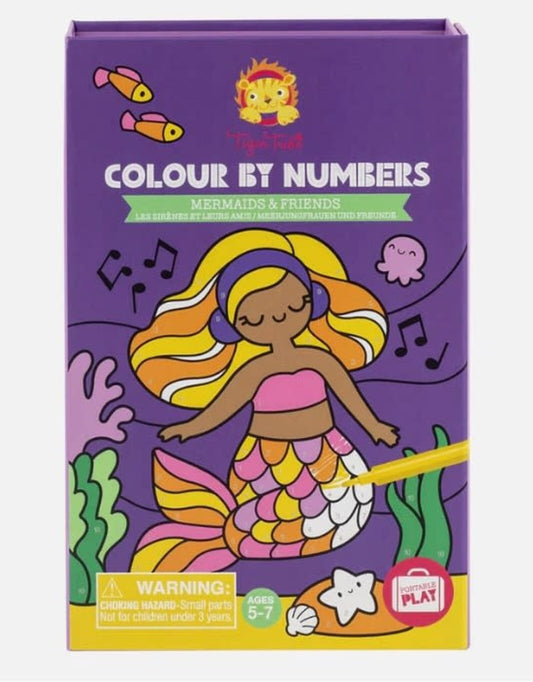 Colour by Numbers - MERMAIDS AND FRIENDS