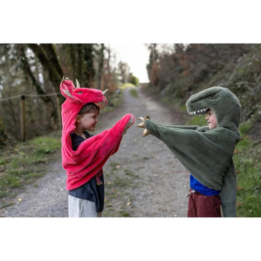 Red Triceratops Cuddle Cape