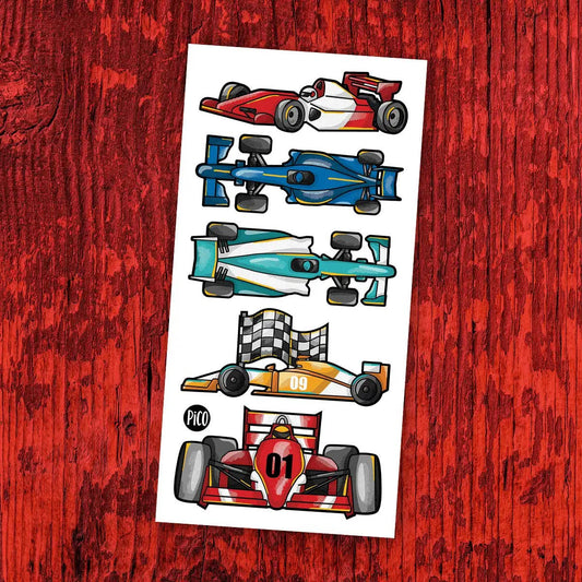 Race car tattoos