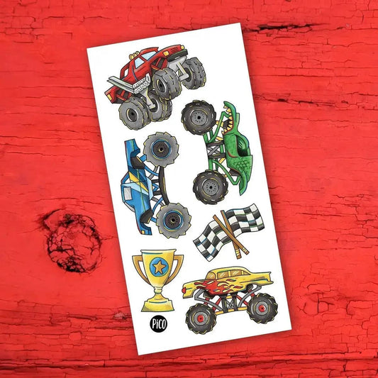 Monster truck tattoos
