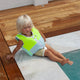 Salty the Shark Swim Vest 1-2 Aqua Neon Yellow