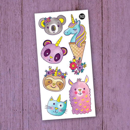 Uni animals tattoos