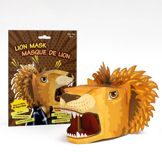 3D Paper Mask - Lion