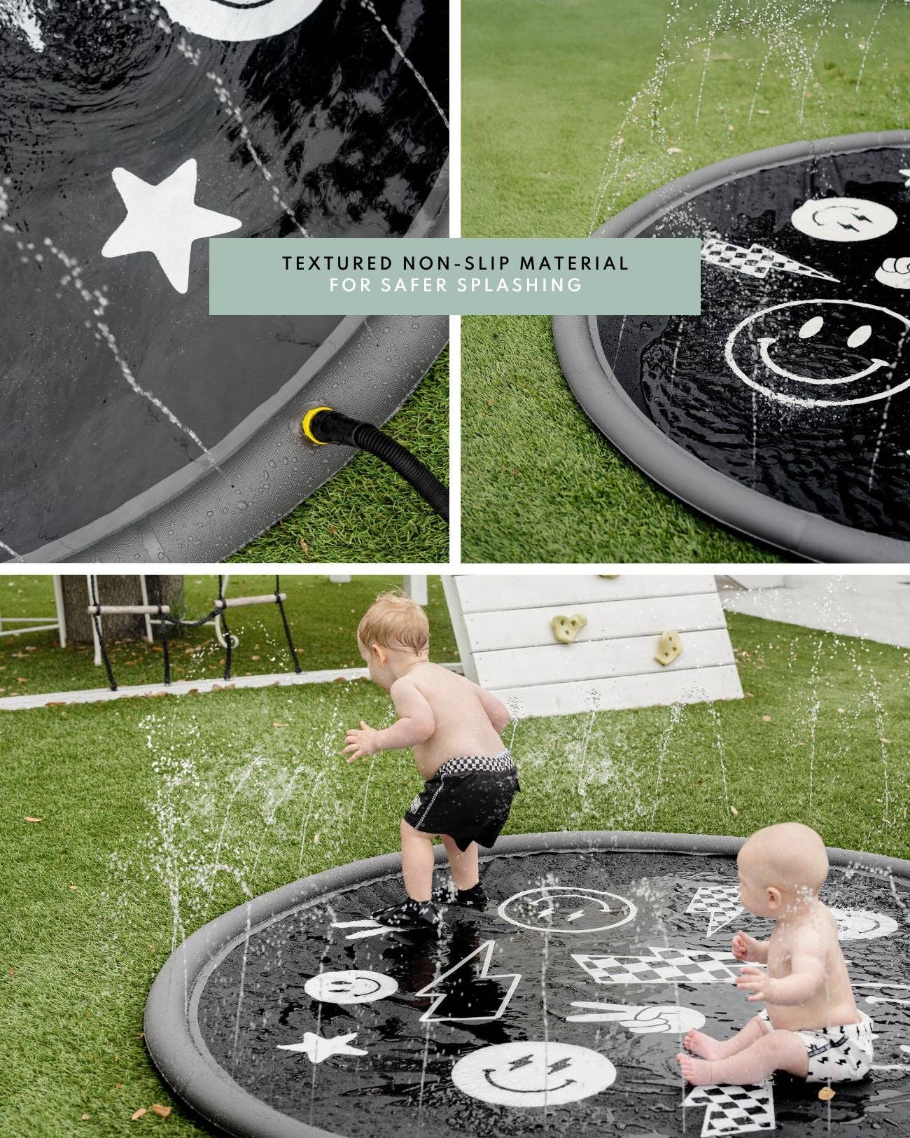 Cherrypick Sprinkler Splash Pad for Kids - Oversized Backyard Sprinkler