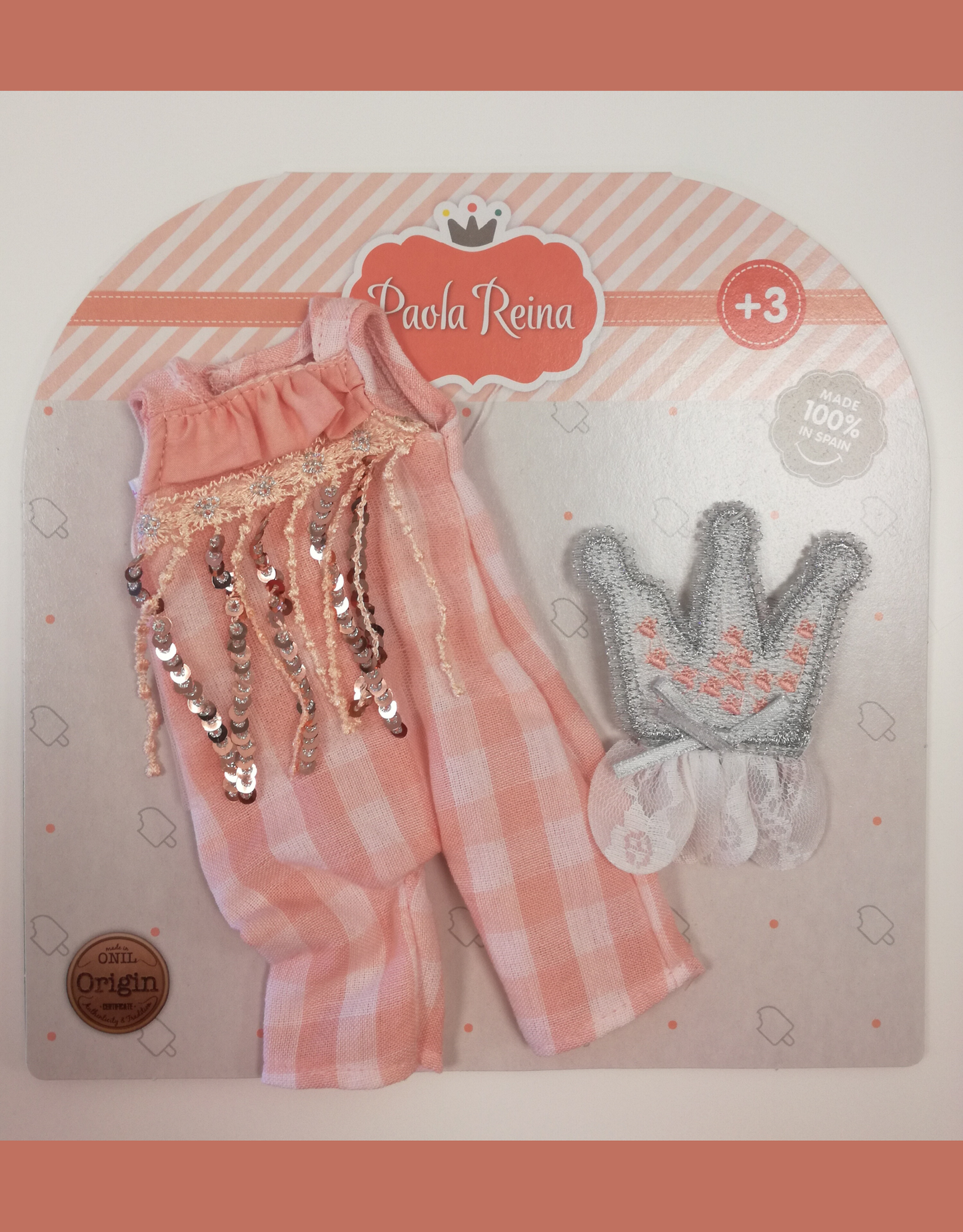 Las Amigas doll clothes - Pink romper set - Paola Reina