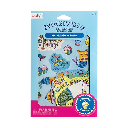 OOLY Stickiville Mermade To Party Scented Stickers