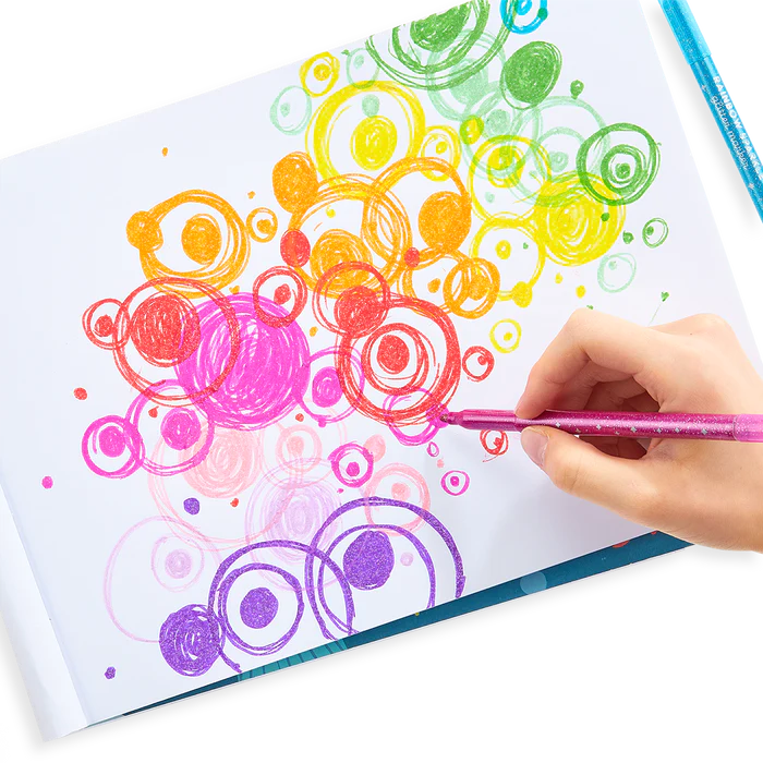 Ooly Rainbow Sparkle Glitter Markers set of 15