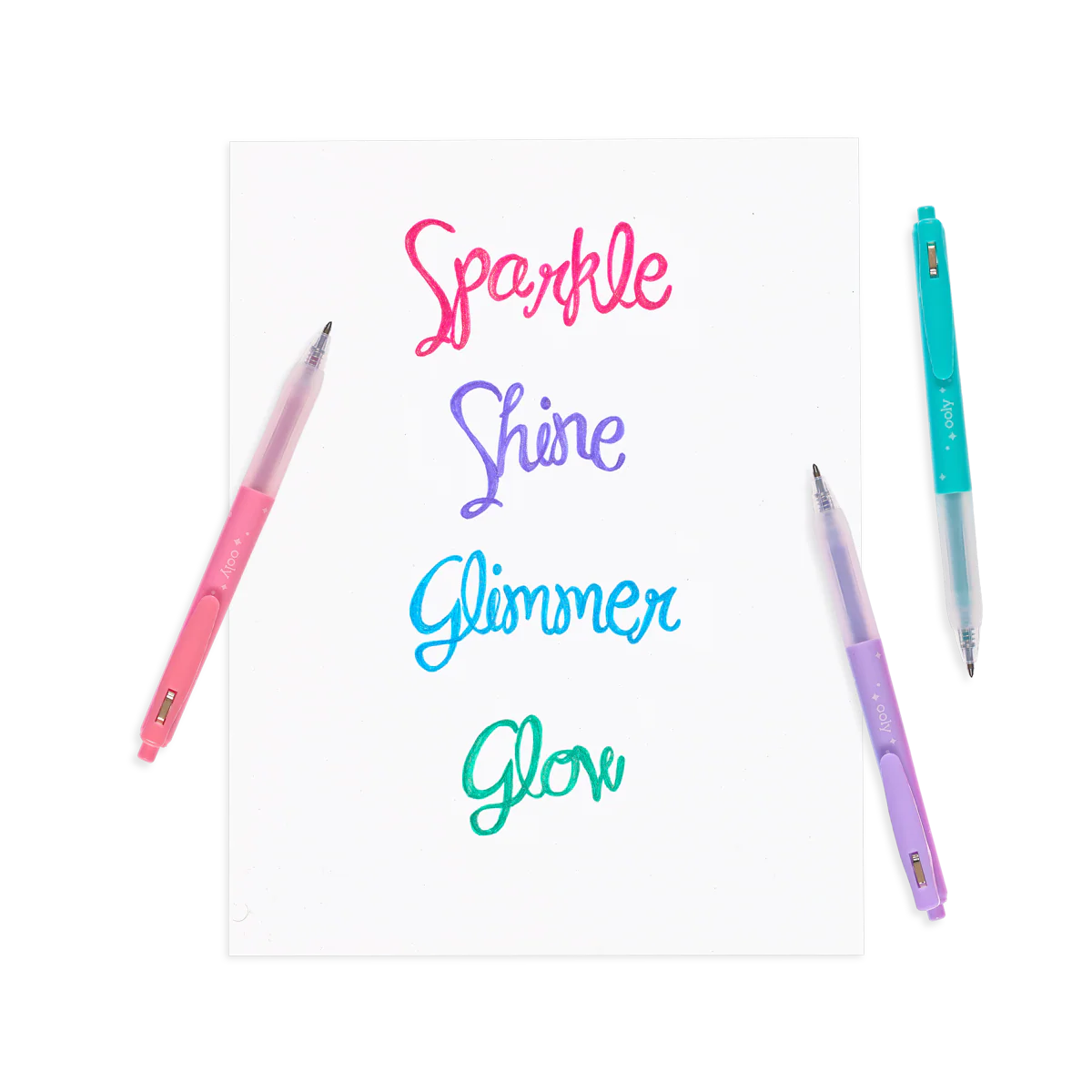 Oh My Glitter! Retractable Gel Pens - Set of 4