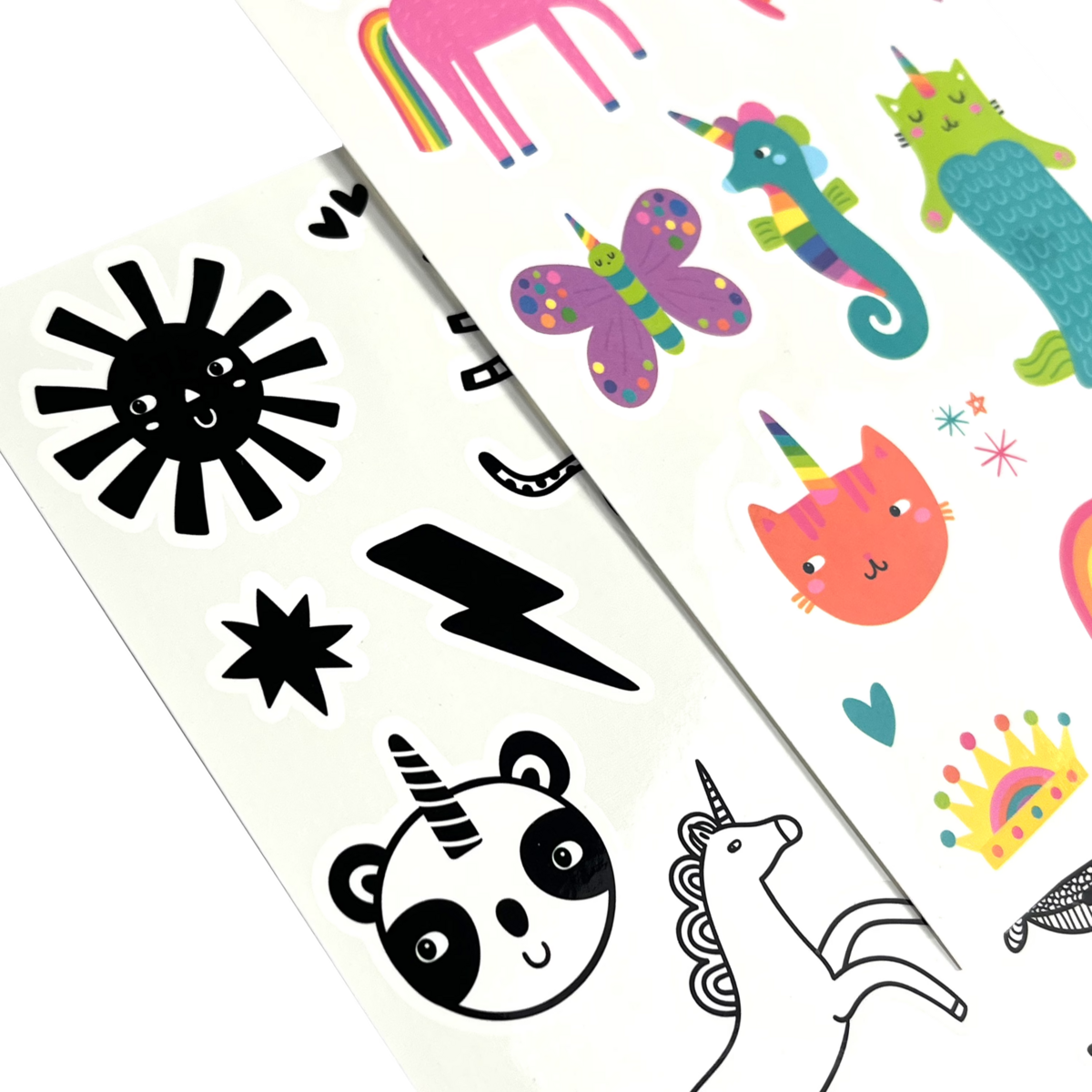 Mini Temporary Tattoos - Unicorn Party