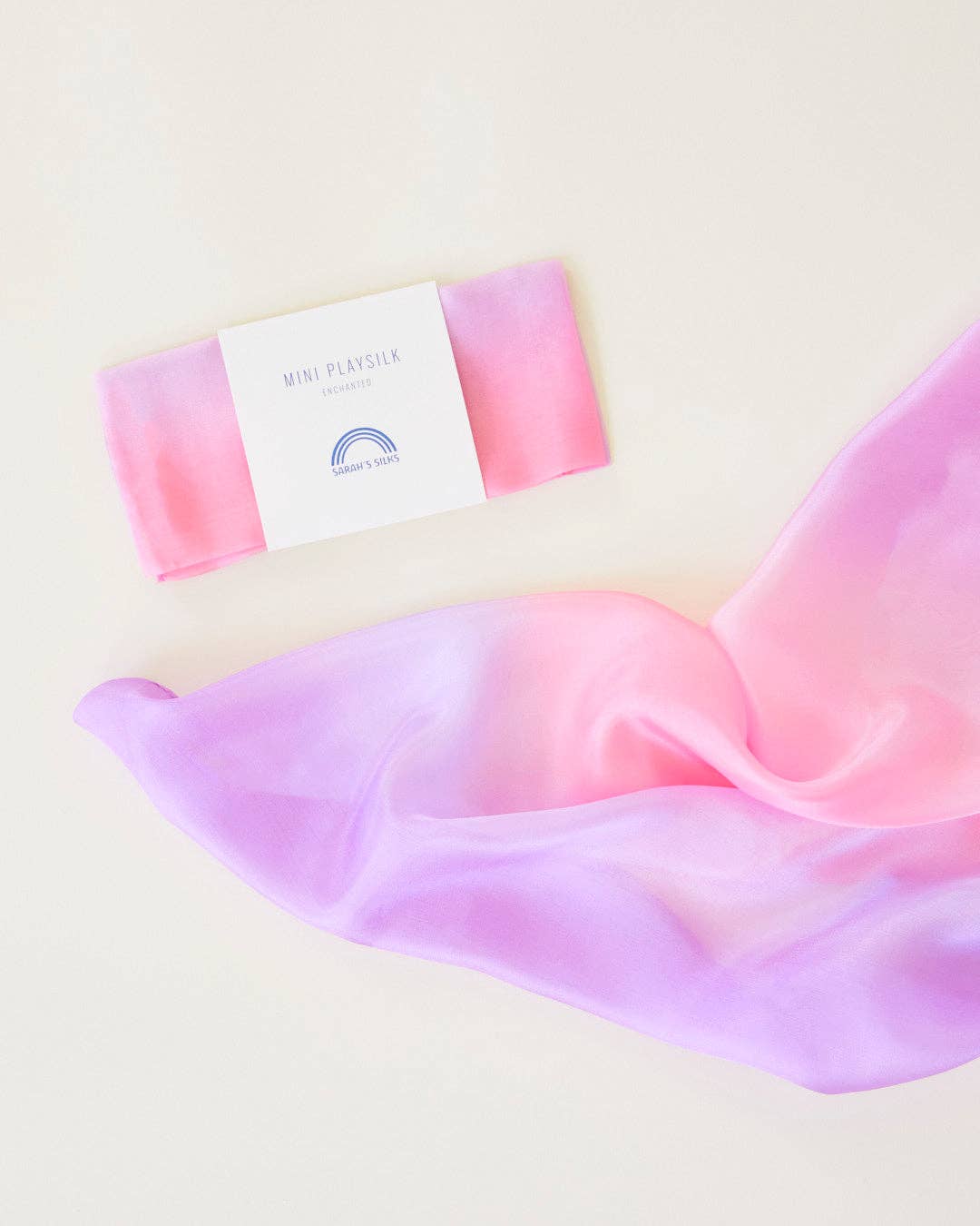 Mini Enchanted Playsilks - 100% Silk Natural, Waldorf Toys