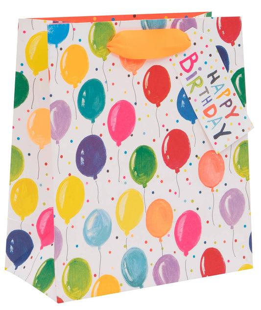 BAG MEDIUM PS BIRTHDAY BALLOONS