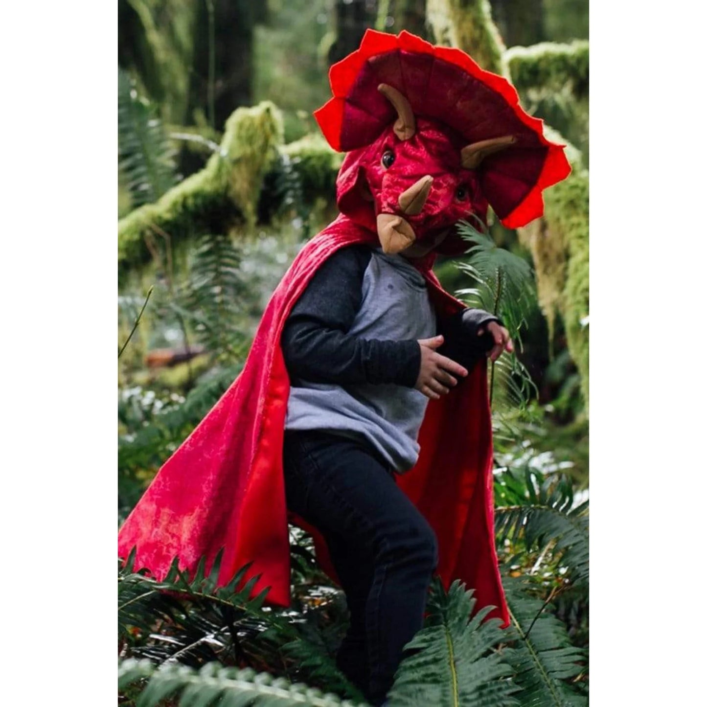 Great Pretenders - Triceratops Hooded Dinosaur Cape