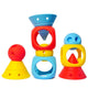 Building Genius / blue, red, yellow