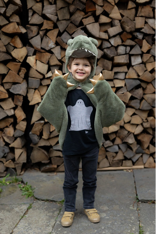 Great Pretenders Green T-Rex Cuddle Cape