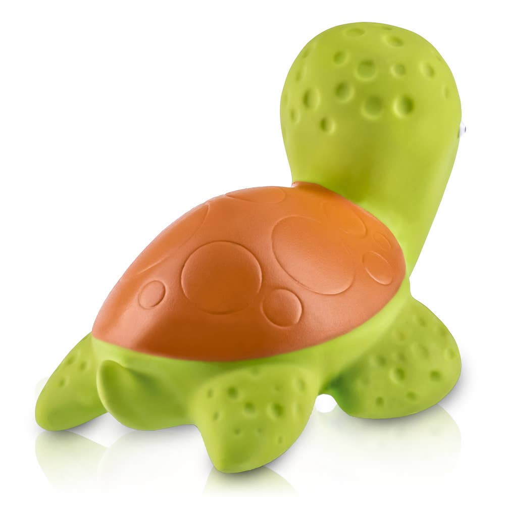 Mele the Sea Turtle Bath Toy -100% Pure Natural Rubber