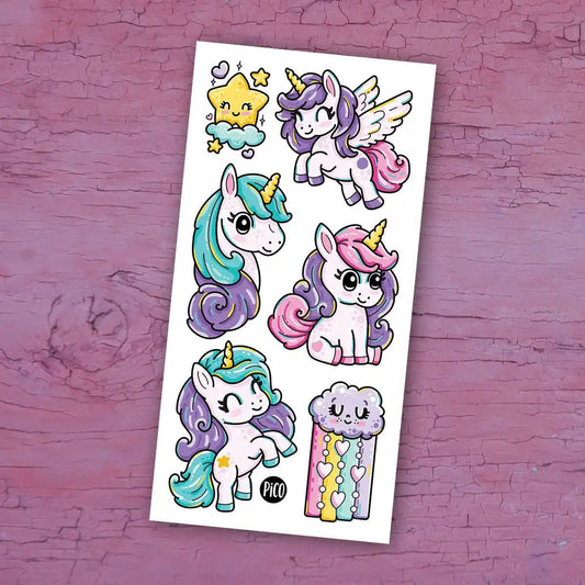 Rainbow Unicorn tattoo