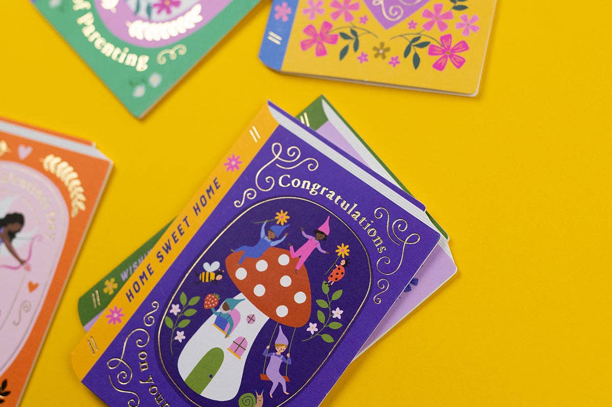 Mushroom House New Home Card