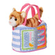 Douglas Toys - Sardine Sassy Pet Sak w/ Orange Striped Cat
