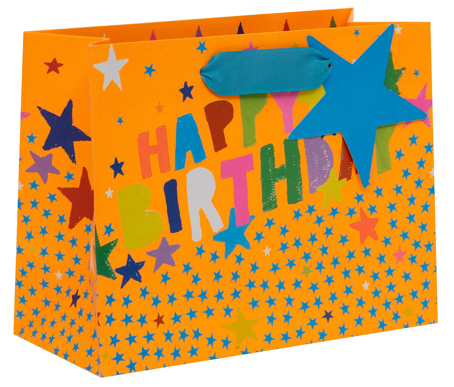 Bag Medium Landscape Happy Birthday Stars