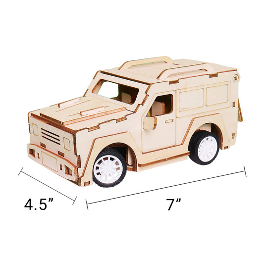 2.4 GHz Remote-Controlled SUV RC Car DIY Kit, STEM Toy