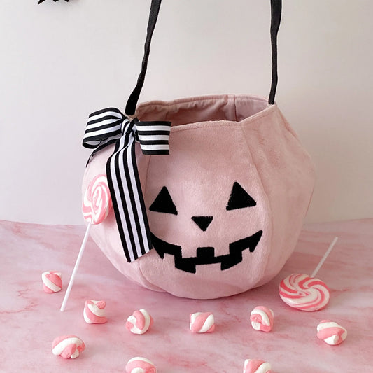Halloween Pumpkin Candy Bag Pink