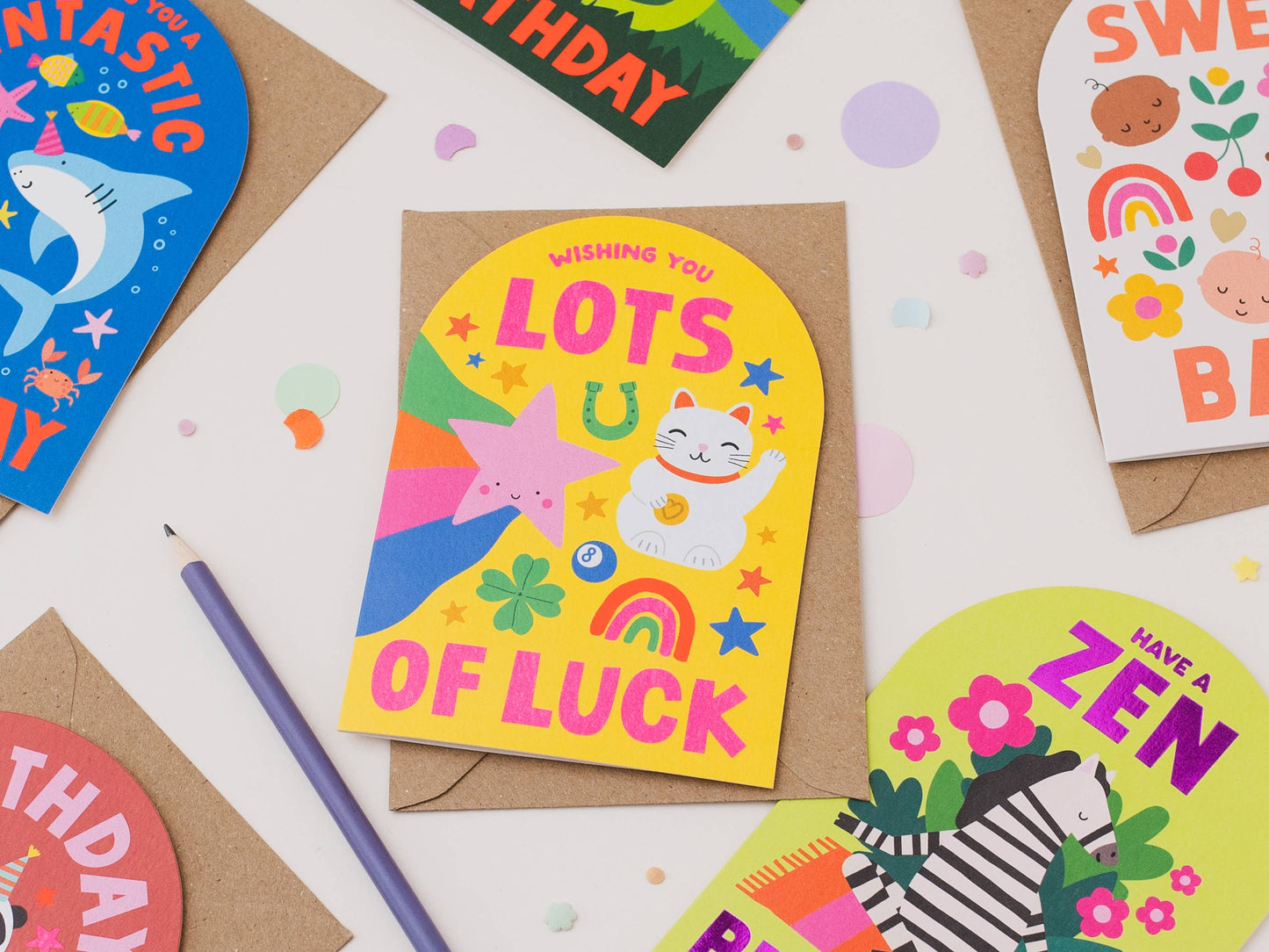 Inclusive New Baby Card | Gender Neutral Modern Baby Card