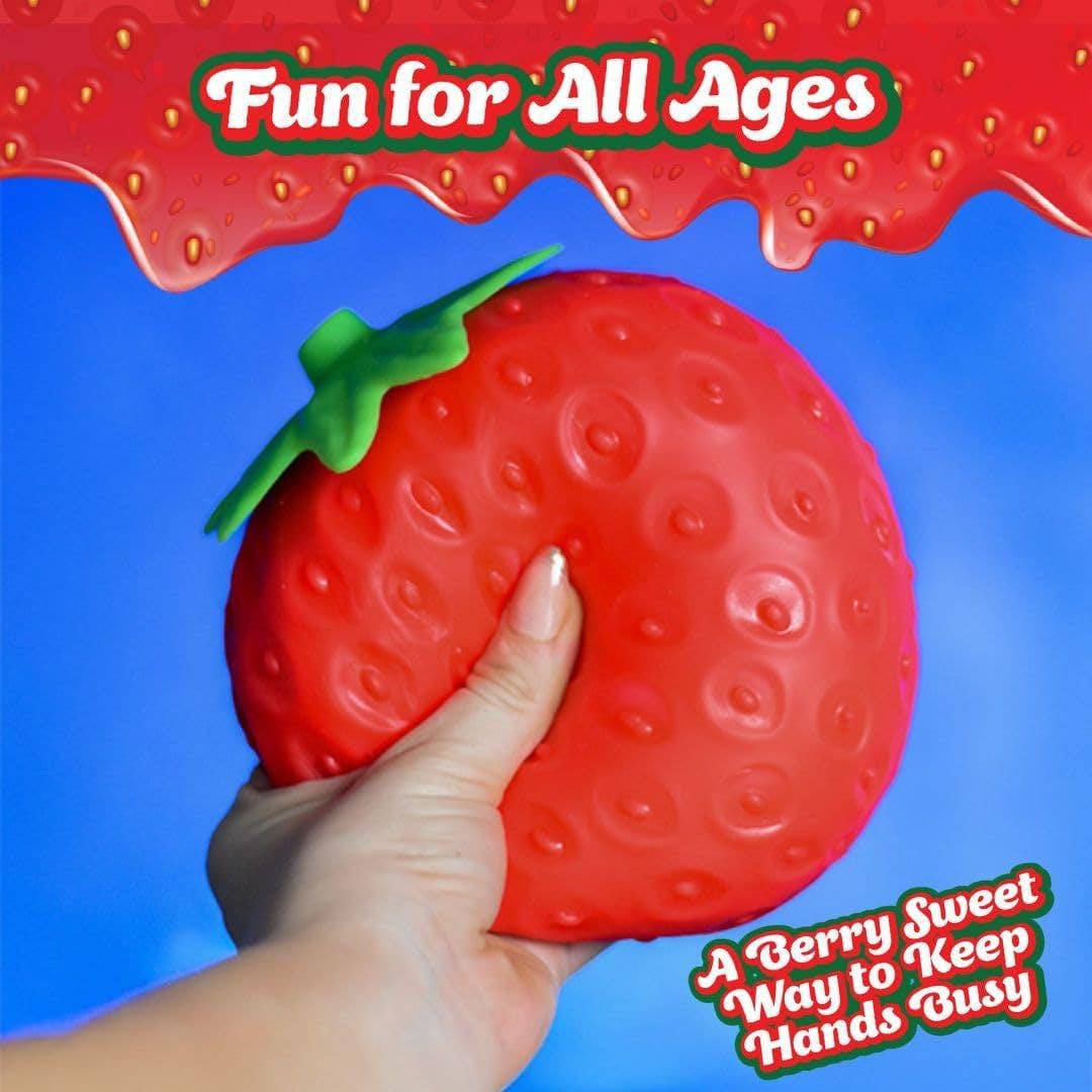 XL Jumbo Viral Strawberry  – Super Soft Slow Rise Squishy