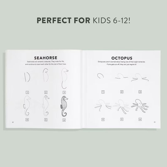 Under the Sea: How to Draw Books for Kids with Dolphins, Mermaids, and Ocean Animals