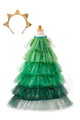 Great Pretenders Christmas Tree Dress with Headpiece