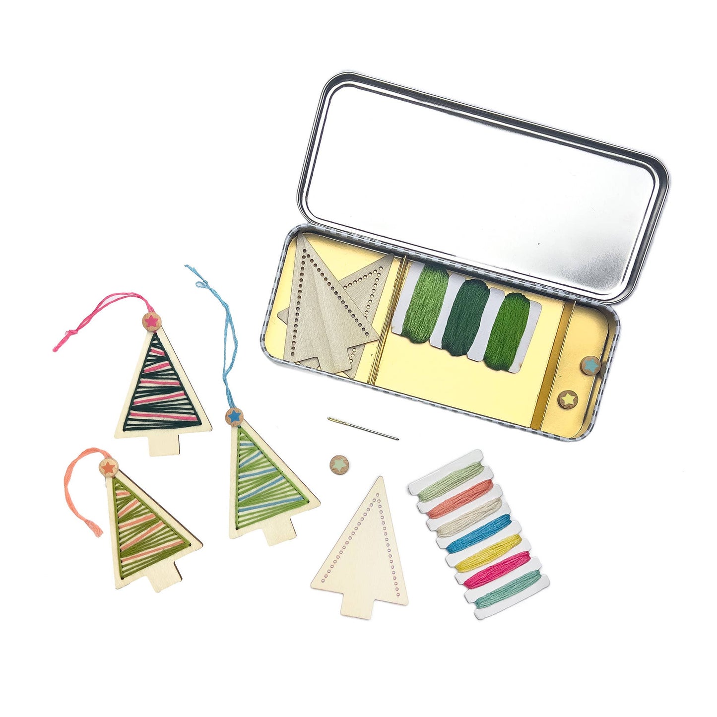 Stitched Christmas Tree Decoration Kit