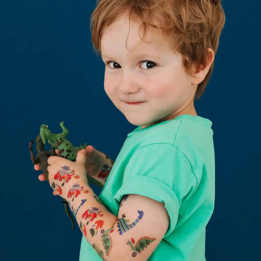 Pattern Dinosaurs tattoo