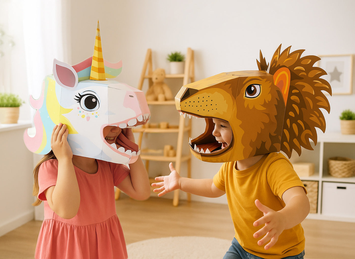 3D Paper Mask - Lion