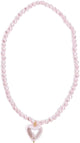 Great Pretenders - Pink Pearl Heart Necklace