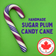Sugar Plum Large Handmade Candy Canes
