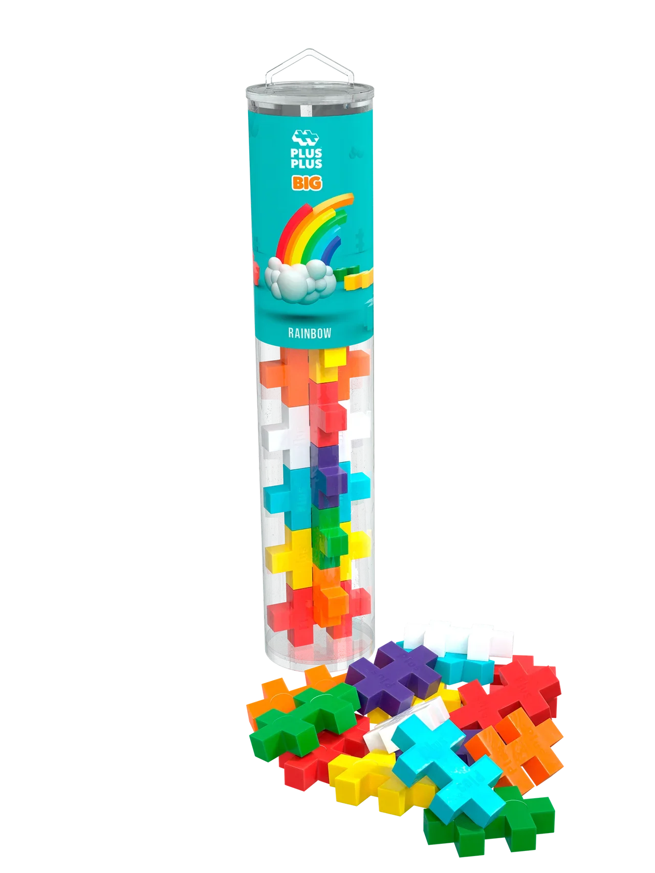 Plus Plus BIG Rainbow Colour Mix - 15 pcs
