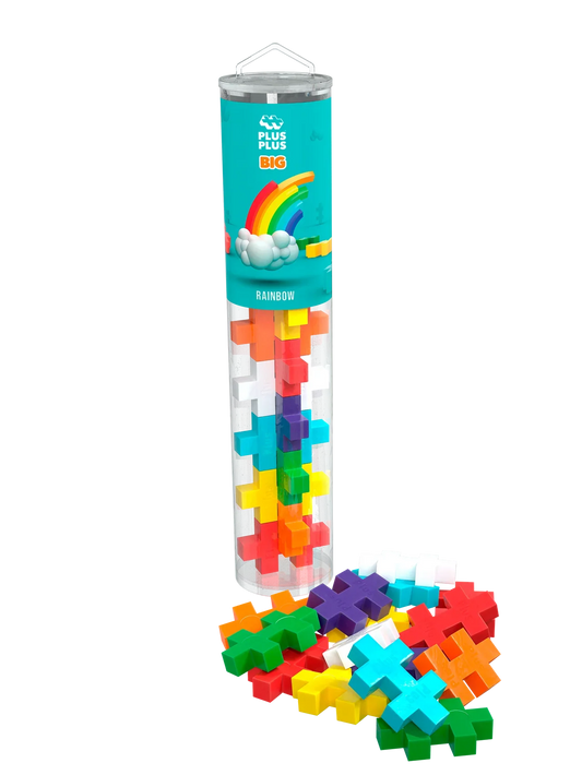 Plus Plus BIG Rainbow Colour Mix - 15 pcs