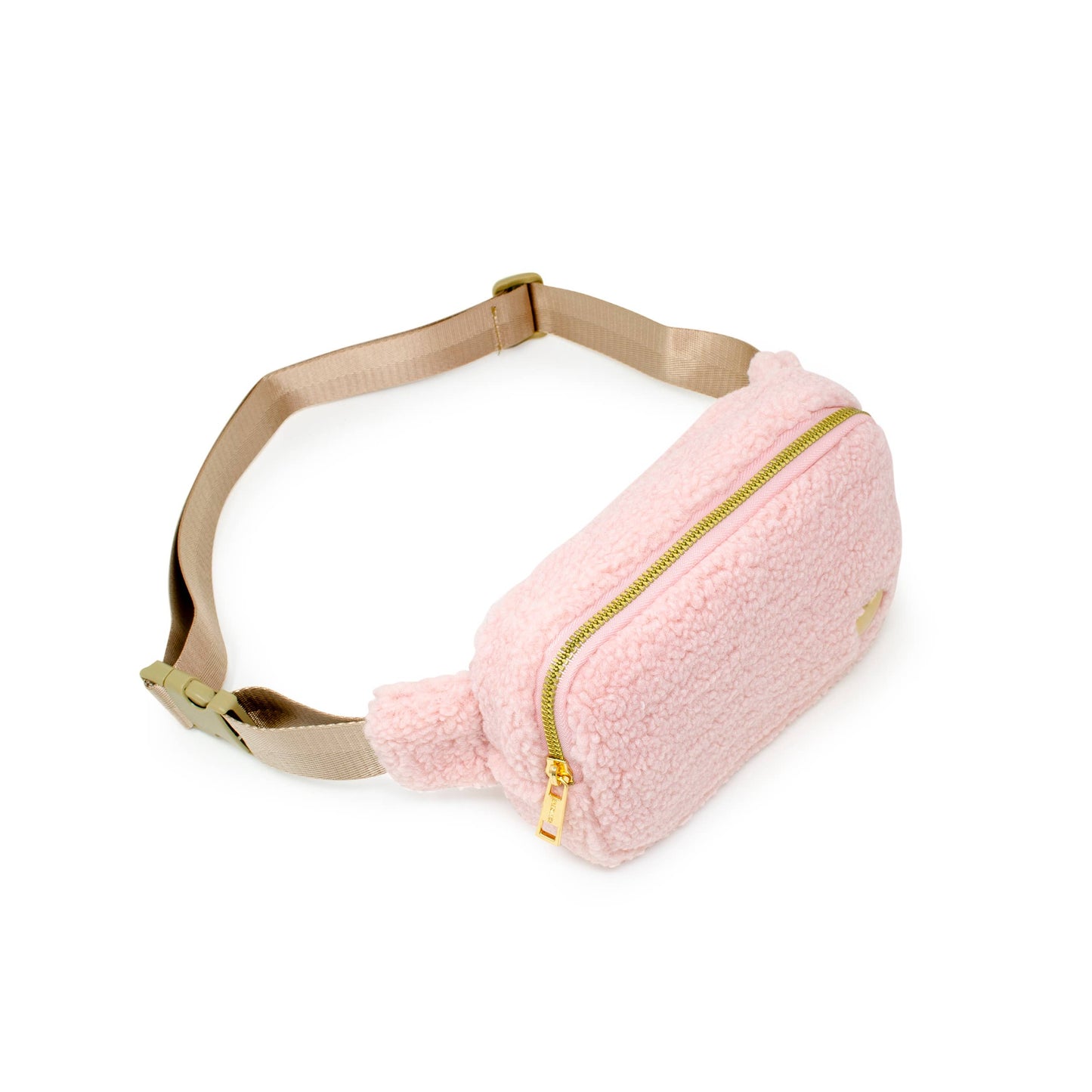 Fuzzy Crossbody Sling Bag w/ Heart for Kids