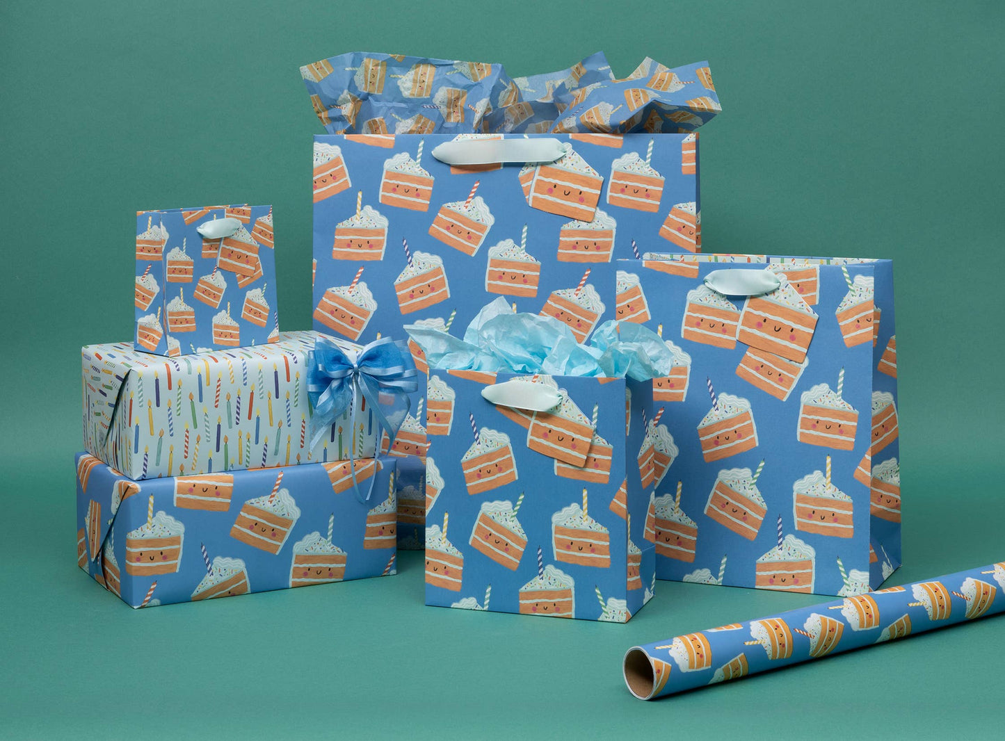Bag Shopper Landscape Cakey Blue