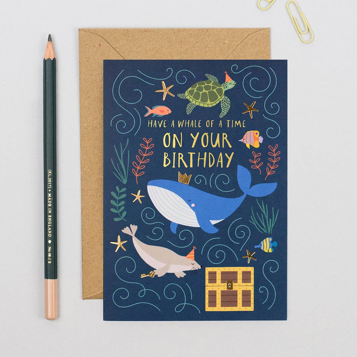 Whale of a Time Birthday Card