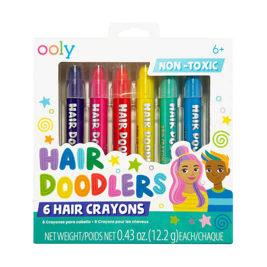 Hair Doodlers Hair Crayons - Set of 6 colours