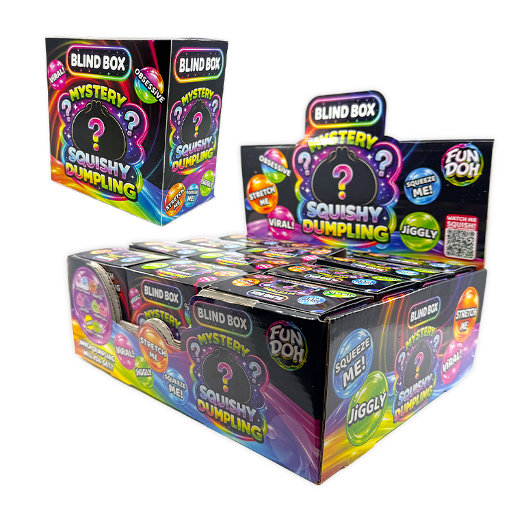 Fun Doh BLIND BOX Squishy Steamer Dumpling VIRAL- 12/Display