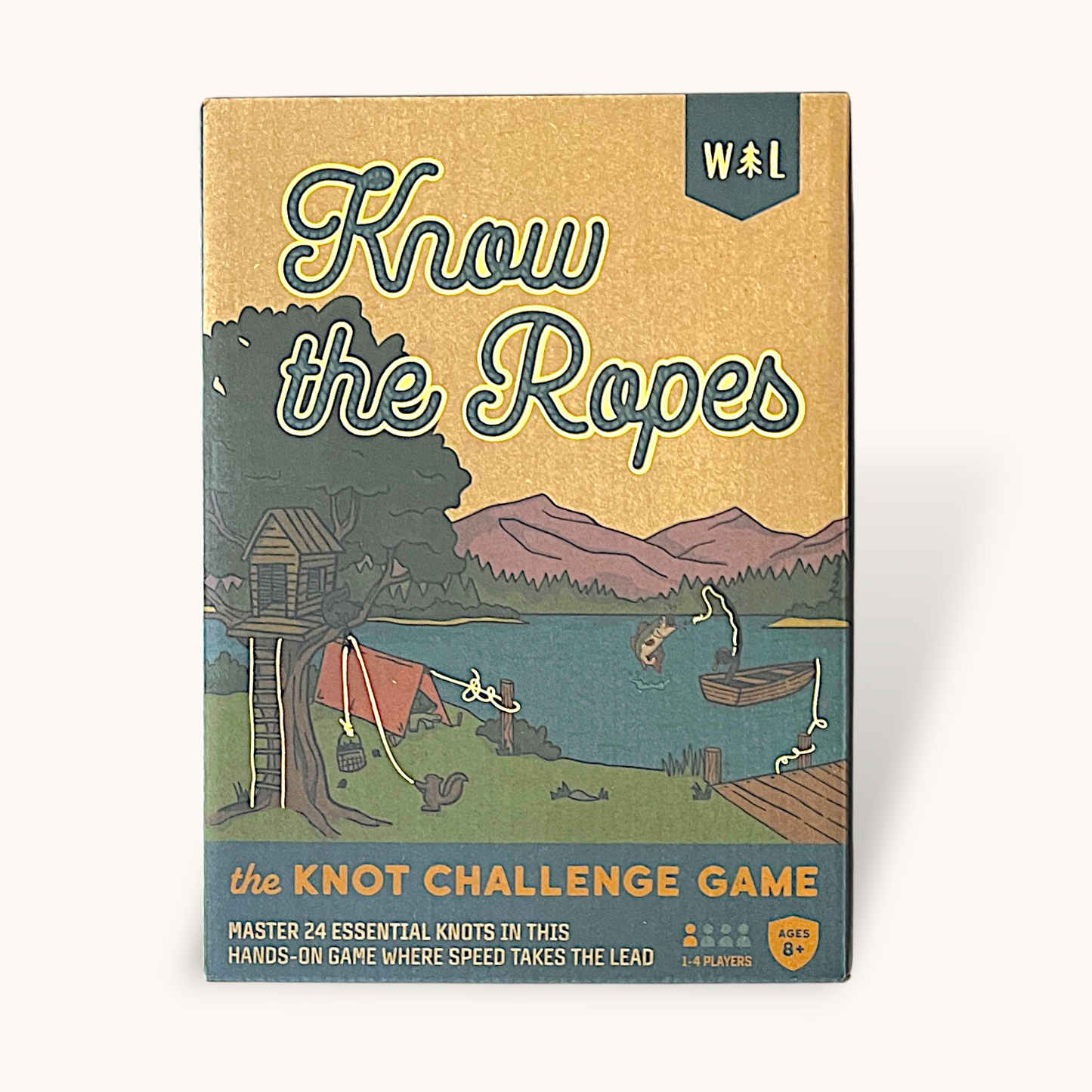 Kids Knot Tying Game Outdoor Skills Activity Kit