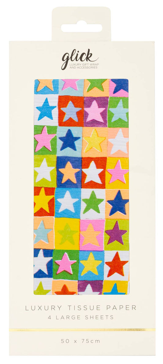 Tissue Patterned Starry Stack