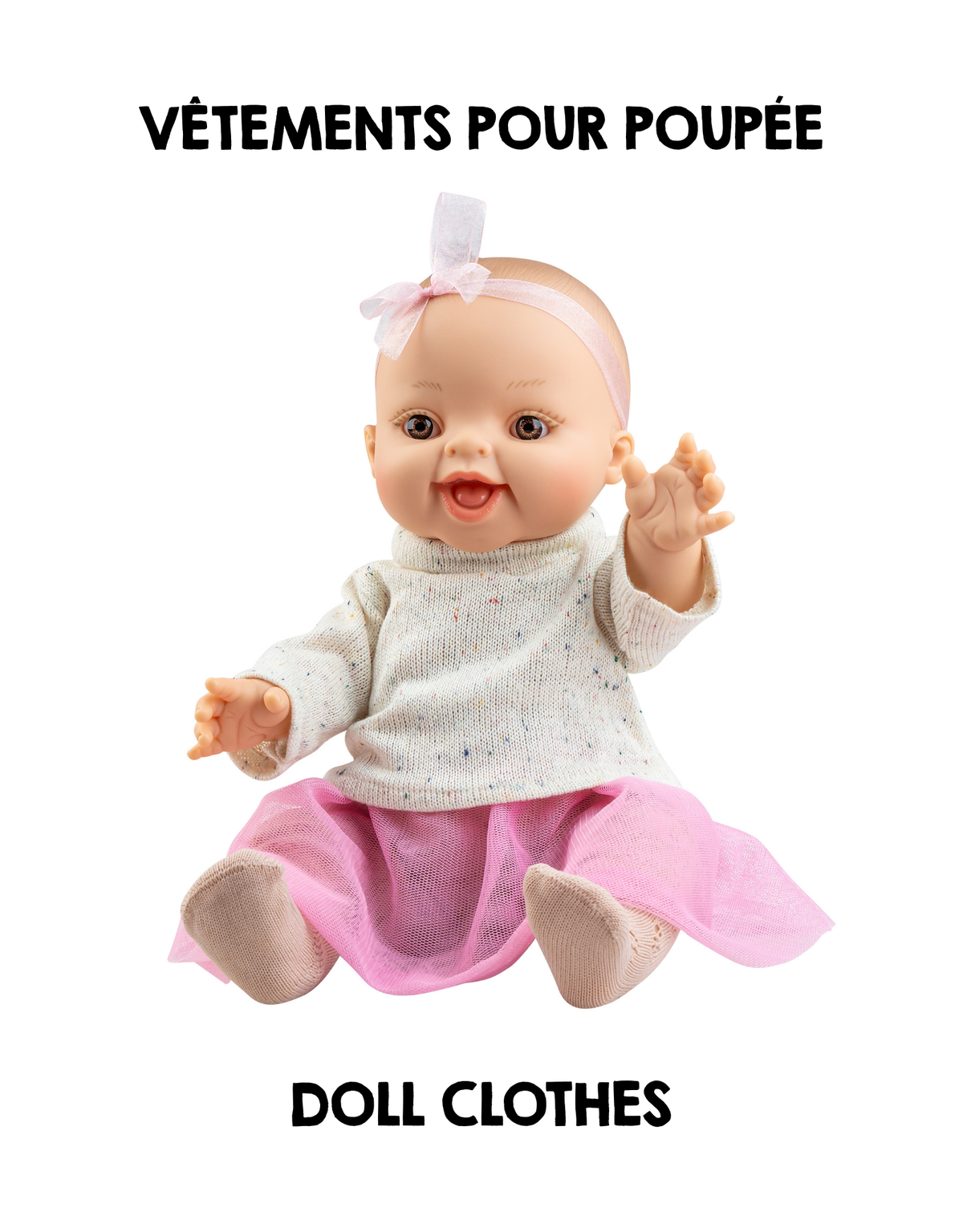 Clothes for Gordis dolls - Pink tutu dress - Paola Reina