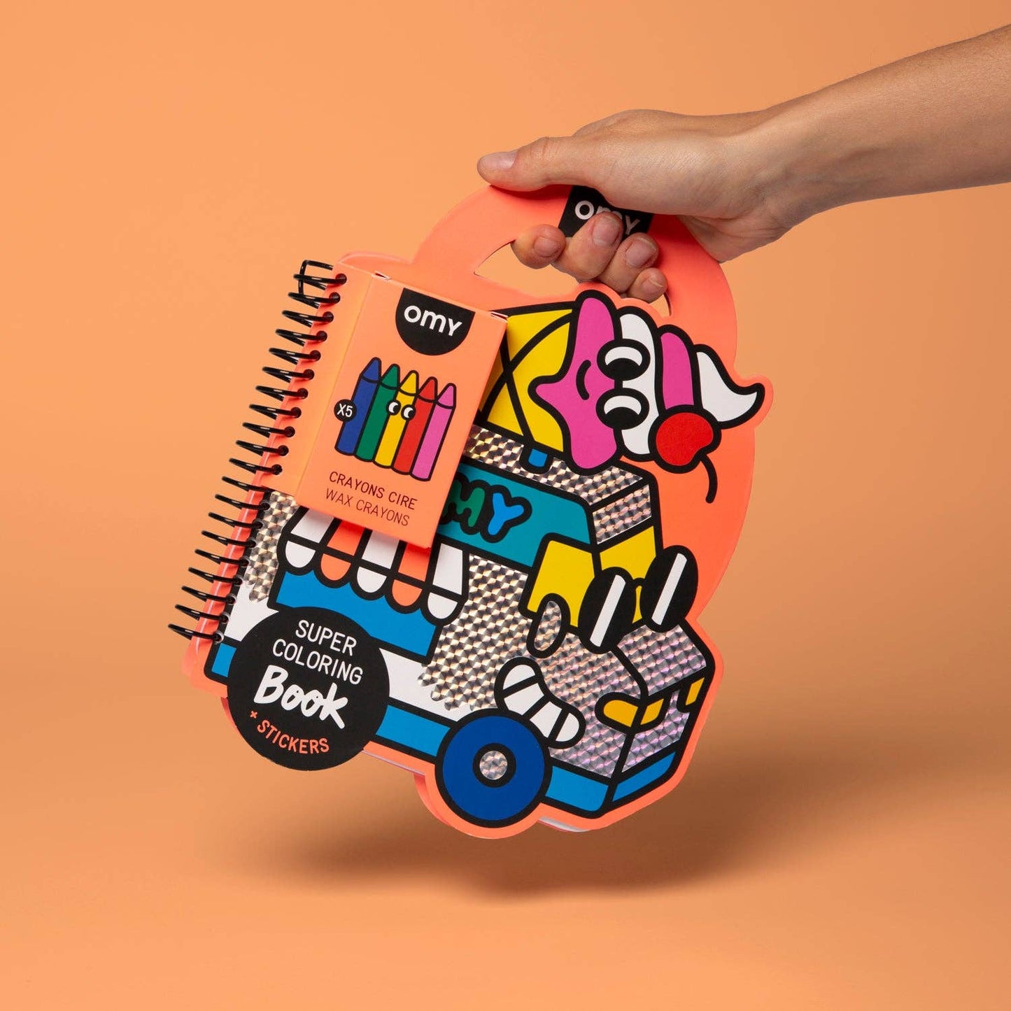 SUPER COLORING & STICKER BOOK - YUMMY