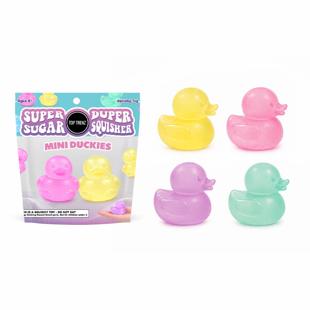 Super Duper Sugar Squisher - Mini Duck 2-Pack