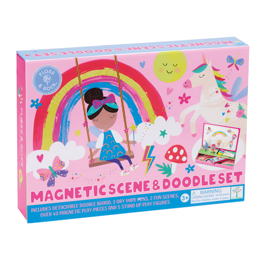 Magnetic Scene & Doodle Set - Rainbow Fairy