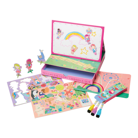 Magnetic Scene & Doodle Set - Rainbow Fairy