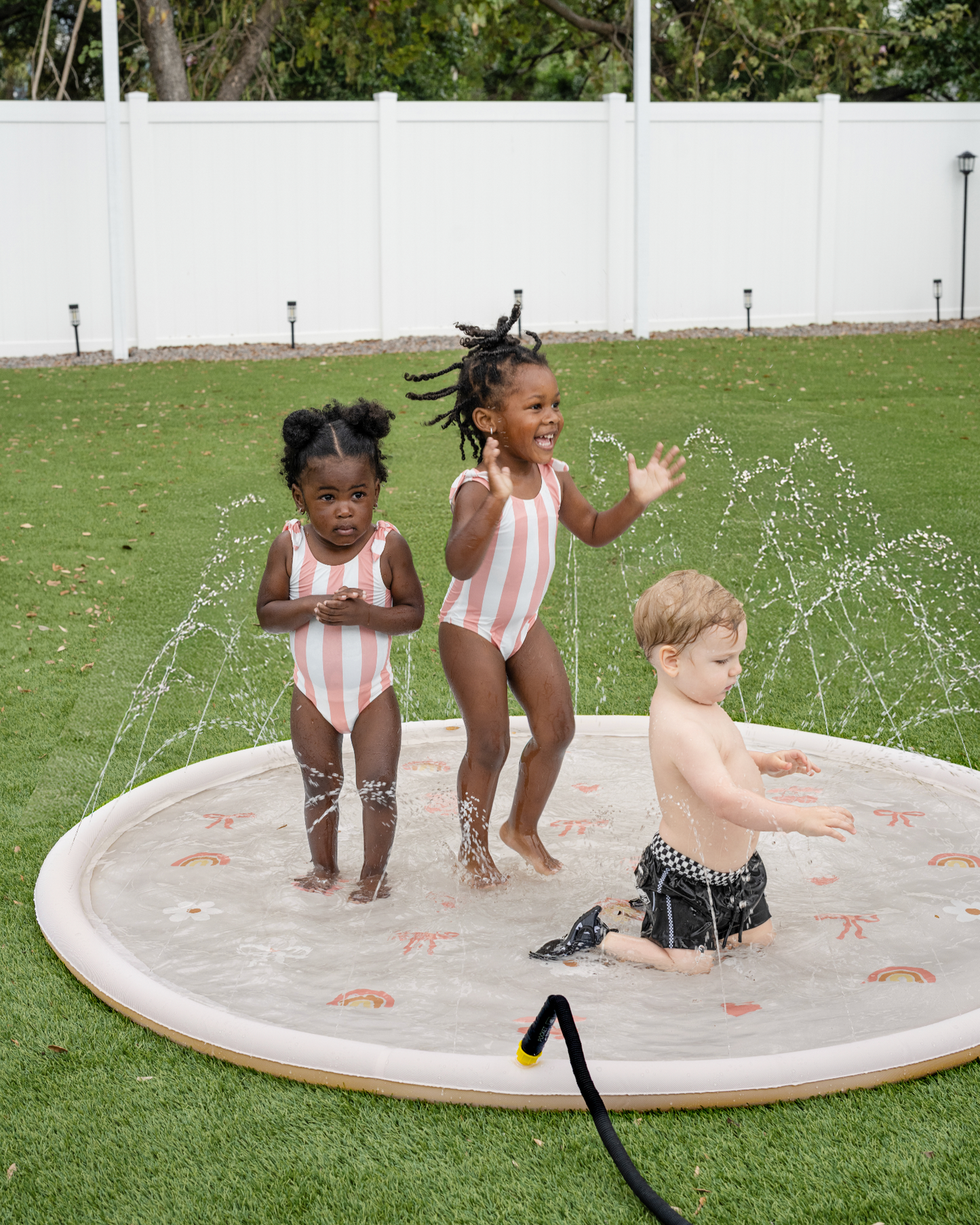 Cherrypick Sprinkler Splash Pad for Kids - Oversized Backyard Sprinkler